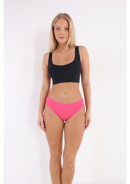 3'lü Adet Pamuklu Bayan Bikini