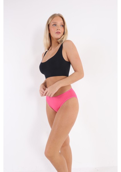 3'lü Adet Pamuklu Bayan Bikini