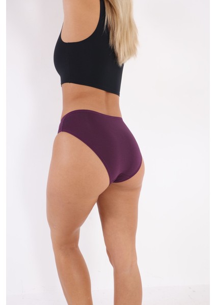 3'lü Adet Pamuklu Bayan Bikini