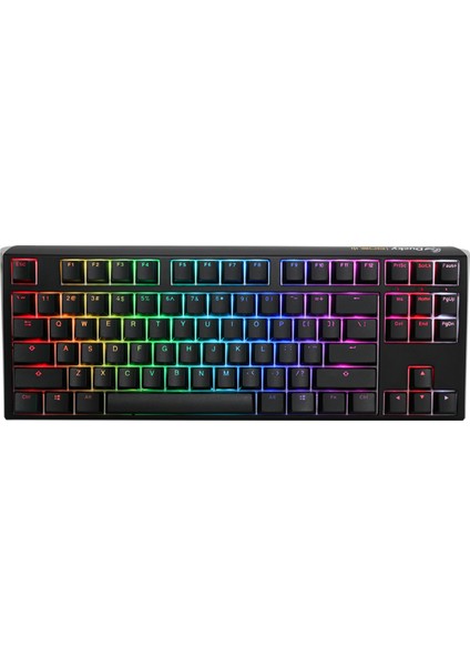 One 3 Tkl Mekanik Blue Swich Q Tr Lblack Keycaps Rgb LED Gaming Klavye