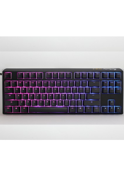 One 3 Tkl Mekanik Blue Swich Q Tr Lblack Keycaps Rgb LED Gaming Klavye