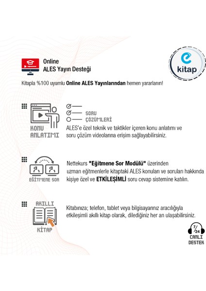 ALES Sayısal - Sözel Konu Anlatımlı Soru Bankası - 10 Deneme ALES Sınava Tam Hazırlık E-Kitap Paketi fiyatları