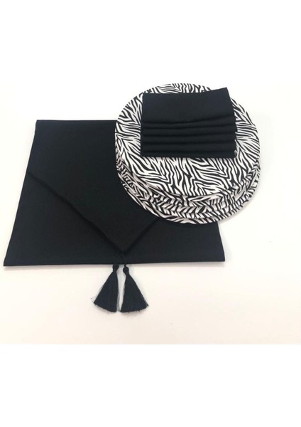 Zebra Siyah Runner ve Amerikan Servisi