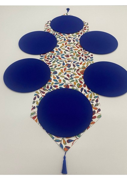 Vintage Renkli Yaprak Runner Supla Takım modelleri