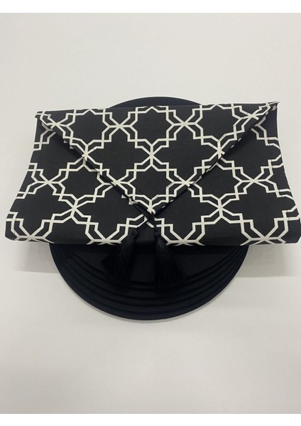 Siyah Klasik Desen Runner Supla modelleri