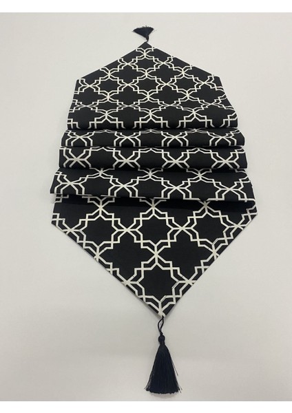 Siyah Klasik Desen Runner Supla fırsatları