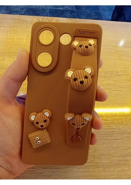 Tecno Camon 20 Uyumlu Bobby Kapak El Tutmalı Kamera Korumalı Kılıf