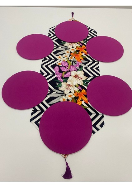 Zambak Desenli Runner Supla Takım fiyatları