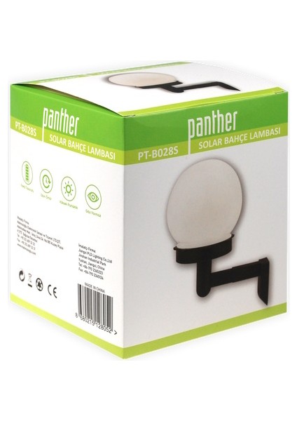 Panther PT-B028S Solar Bahçe Lambası