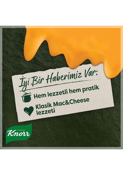 Çabuk Makarna Mac and Cheese Gülümseten Peynirli 212 GR 2 Adet