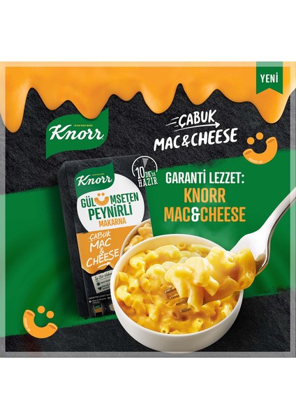 Çabuk Makarna Mac and Cheese Gülümseten Peynirli 212 GR 2 Adet