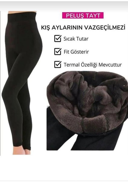 Bayan Içi Peluş Termal Tayt