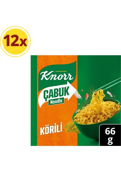 Körili Çabuk Noodle 66 gr x 12 Adet