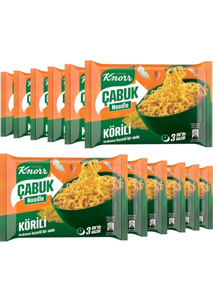 Körili Çabuk Noodle 66 gr x 12 Adet