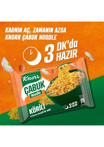 Körili Çabuk Noodle 66 gr x 12 Adet