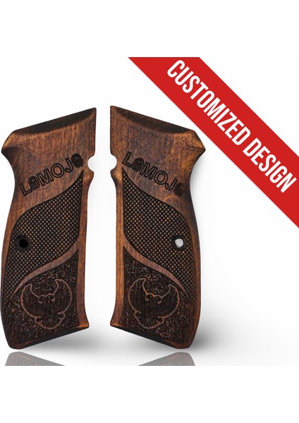 Silah Kabzası - Cz 75, Canik 55, S120, L120 ile Uyumlu - Koyu Kahverengi Renk - CZ75CV064 fiyatları