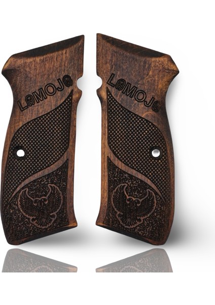 Silah Kabzası - Cz 75, Canik 55, S120, L120 ile Uyumlu - Koyu Kahverengi Renk - CZ75CV064