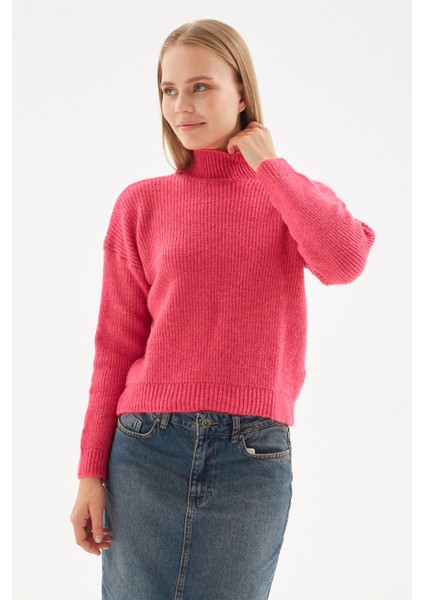 Slim Fit Dik Yaka Kazak Kadın Kazak 24K0116K1 fiyatları