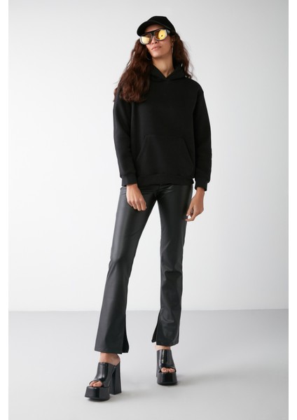 Paula Relaxed Siyah Sweatshirt indirimleri