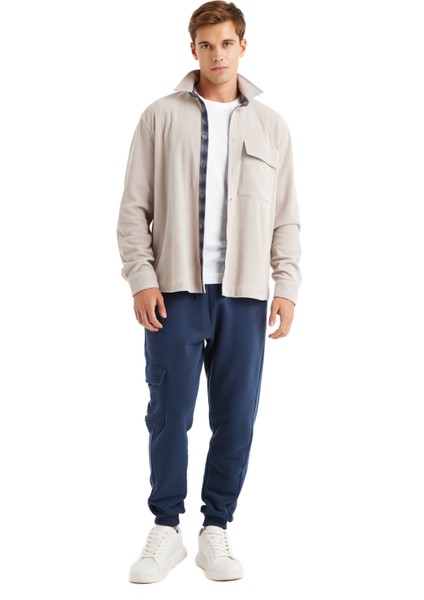 Erkek Gömlek 40634 - Krem modelleri