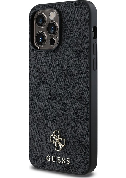 Apple iPhone 14 Pro Max Uyumlu Kılıf Guess Orjinal Lisanslı Magsafe Şarj Özellikli Small 4g Classic Siyah fiyatları