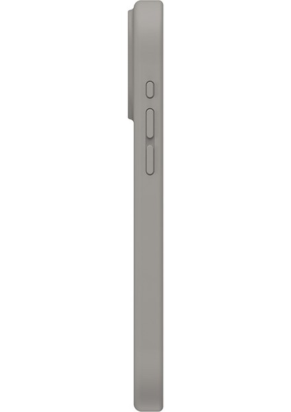 Apple iPhone 16 Pro Uyumlu Kılıf Magsafe Şarj Özellikli Soft Arka Yüzey Askı Ipli Coehl Creme Kapak Gri