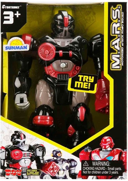 M.a.r.s. Işıklı Yürüyen Robot - Siyah indirimleri