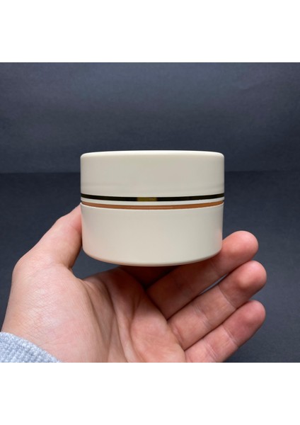 100 ml Plastik Krem Kutusu , 100 cc Krem Renkli Kapaklı Krem Kavanozu x 3 Adet