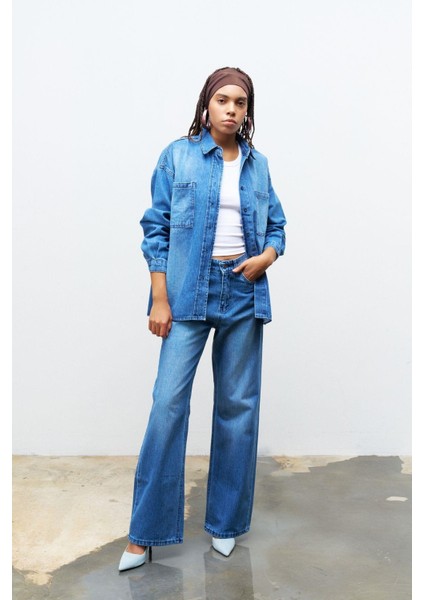 Açık Mavi %100 Cotton Gömlek Pantolon Takım modelleri
