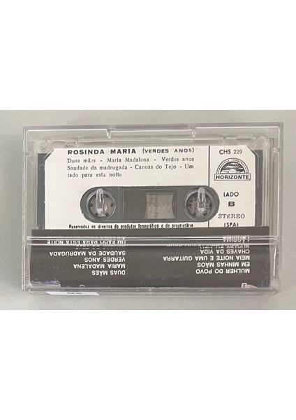 Rosinda Maria - Verdes Anos Kaset