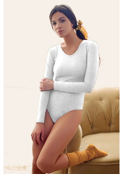 Uzun Kollu Bisiklet Yaka Body