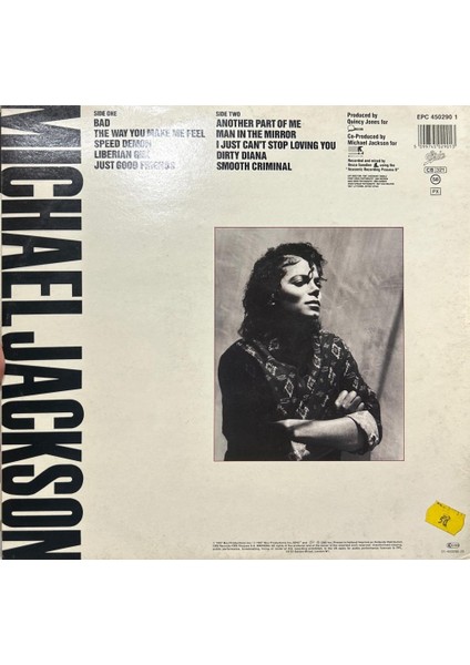 Michael Jackson – Bad 1987 Baskı LP