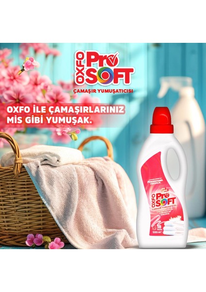 Soft Çamaşır Yumuşatıcısı Yeni ve Güçlü Formulü Ile 1000ML 18 Yıkama