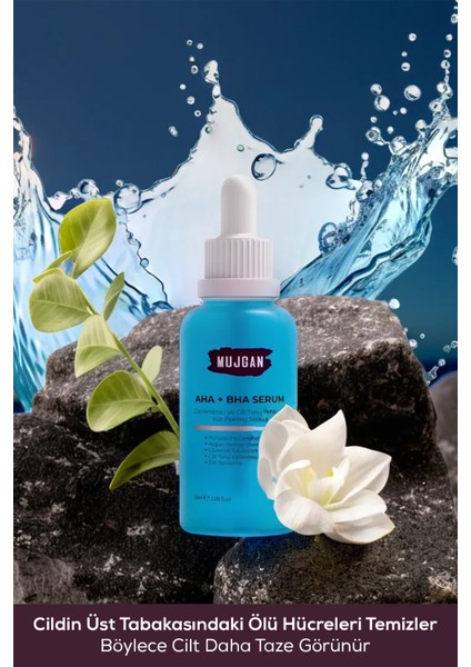 Canlandırıcı Aha + Bha Serum Cilt Yenileyici Ve Peeling Etkili Serum 50ml