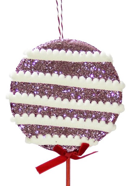 Yılbaşı Süsü Lolipop Pembe 31 cm fiyatları