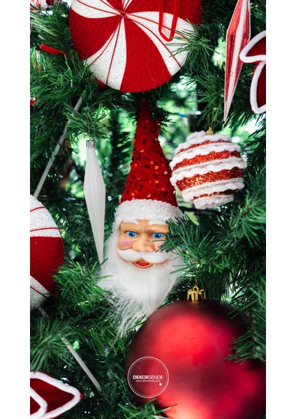 Yılbaşı Süsü Payet Şapkalı Noel Baba 28 cm fiyatları