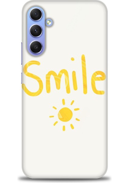 Samsung Galaxy S23 Fe Kılıf Hd Baskılı - Smile Güneş + 9h Nano Ekran Koruyucu