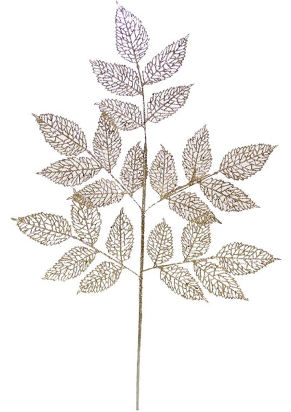 Yapay Simli Dantel Yaprak Bronz 86 cm
