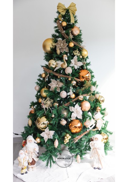 Yapay Jüt Ponsetya Pike Krem 27 cm modelleri