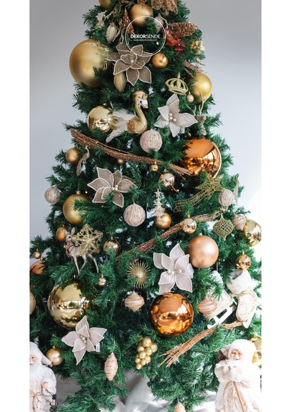 Yapay Jüt Ponsetya Pike Krem 27 cm fırsatları