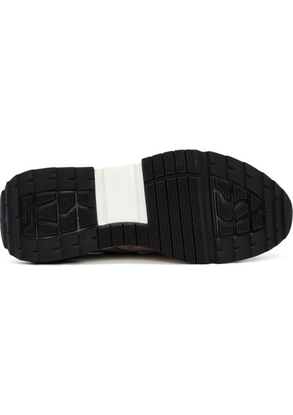 Erkek Vizon Bağcıklı Nubuk Deri Casual Sneaker 24WFD7227V3 fırsatları