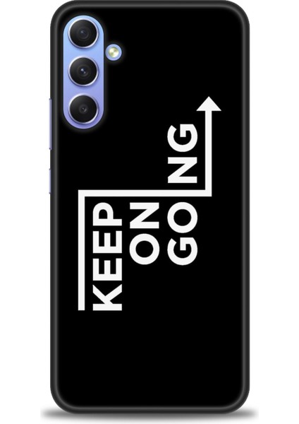 Kılıf Evreni Samsung Galaxy S24 Kılıf Hd Baskılı - Keep On Going + 9h Nano Ekran Koruyucu