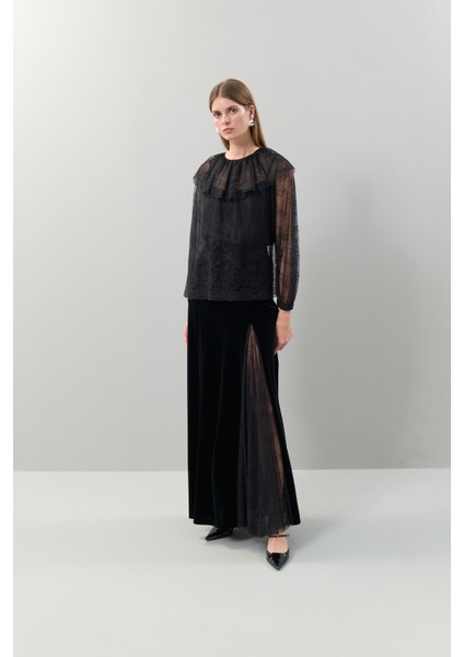 Dantel Bluz Siyah K2513054_001 modelleri