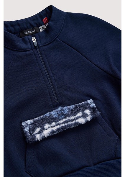 Bg Store Erkek Bebek Lacivert Sweatshirt modelleri