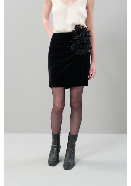 Mini Örme Etek Siyah K2515056_001 modelleri