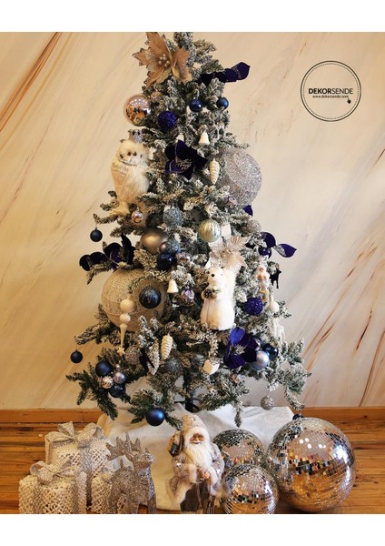 Yapay Kadif Ponsetya Pike Lacivert 37 cm modelleri