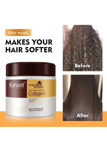 Karsell Collagen Saç Maskesi & Buğday Proteinli 500 ml 5'Li Set modelleri