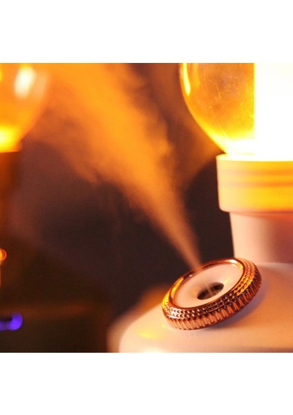 Hava Nemlendirici Buhar Makinası Led Işıklı Aroma Difüzörü Vintage Lamba Model 280ml indirimleri