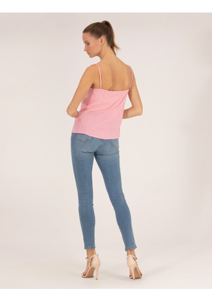 Kadın Açık Mavi Skinny Fit Jean Pantolon 50262748-VR003 fırsatları