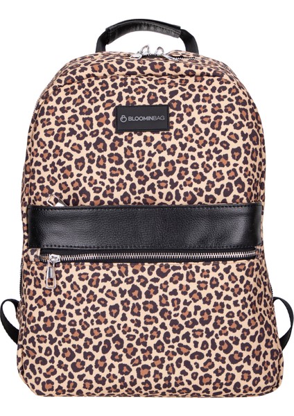 Earthy Leopard 13-14 Inch Sırt Laptop / Macbook Çantası